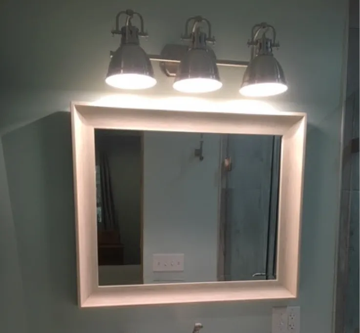 Lighted mirrors